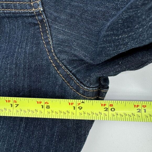 Faded Glory Size L 12 -14 Women's Denim Jean Jacket Button Down Front Pockets - Picture 15 of 16